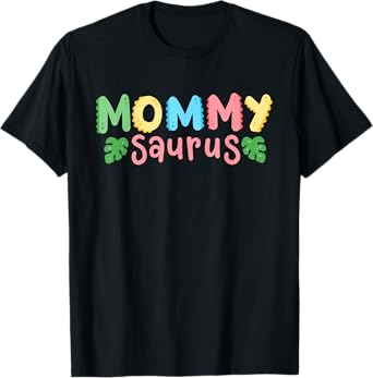 Mommy Saurus Kids Dinosaur Birthday Party Family Matching T-Shirt