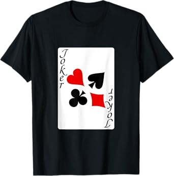 funny halloween shirt 2025 Joker Playing Card Costume fun T-Shirt