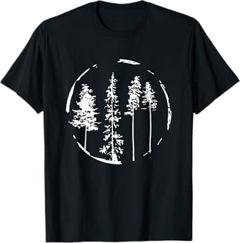 Christmas Pine Forest, Pine Trees T-Shirt