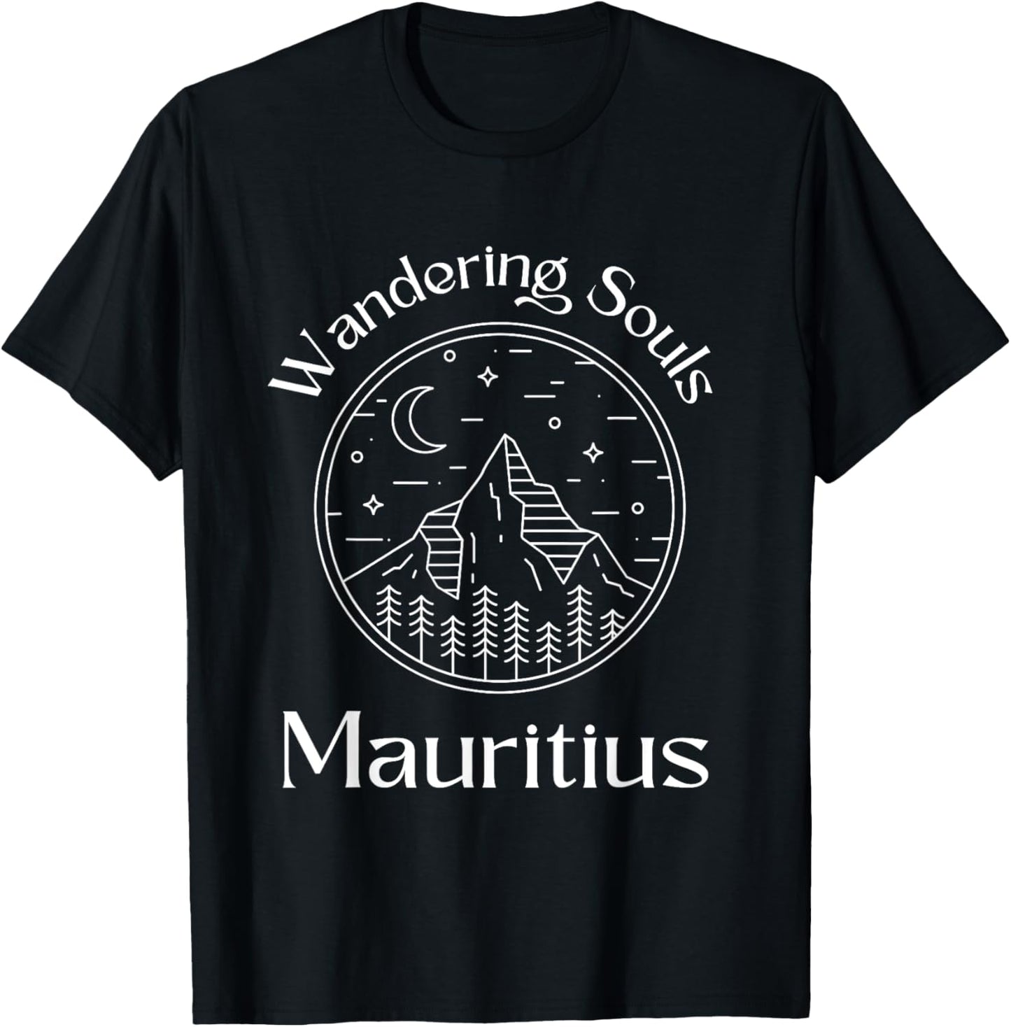 Wandering Souls Mauritius Vacation Travel T-Shirt