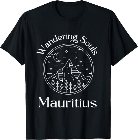 Wandering Souls Mauritius Vacation Travel T-Shirt