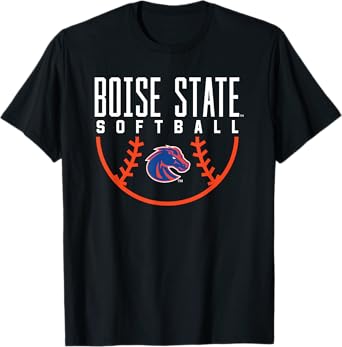 Boise State University BSU Broncos Softball Arch T-Shirt