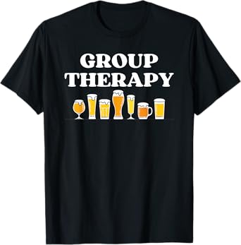 Funny Group Therapy Craft Beer T-Shirt