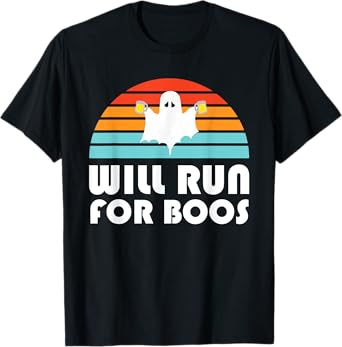 Halloween Running Will Run For Boos Beer T-Shirt