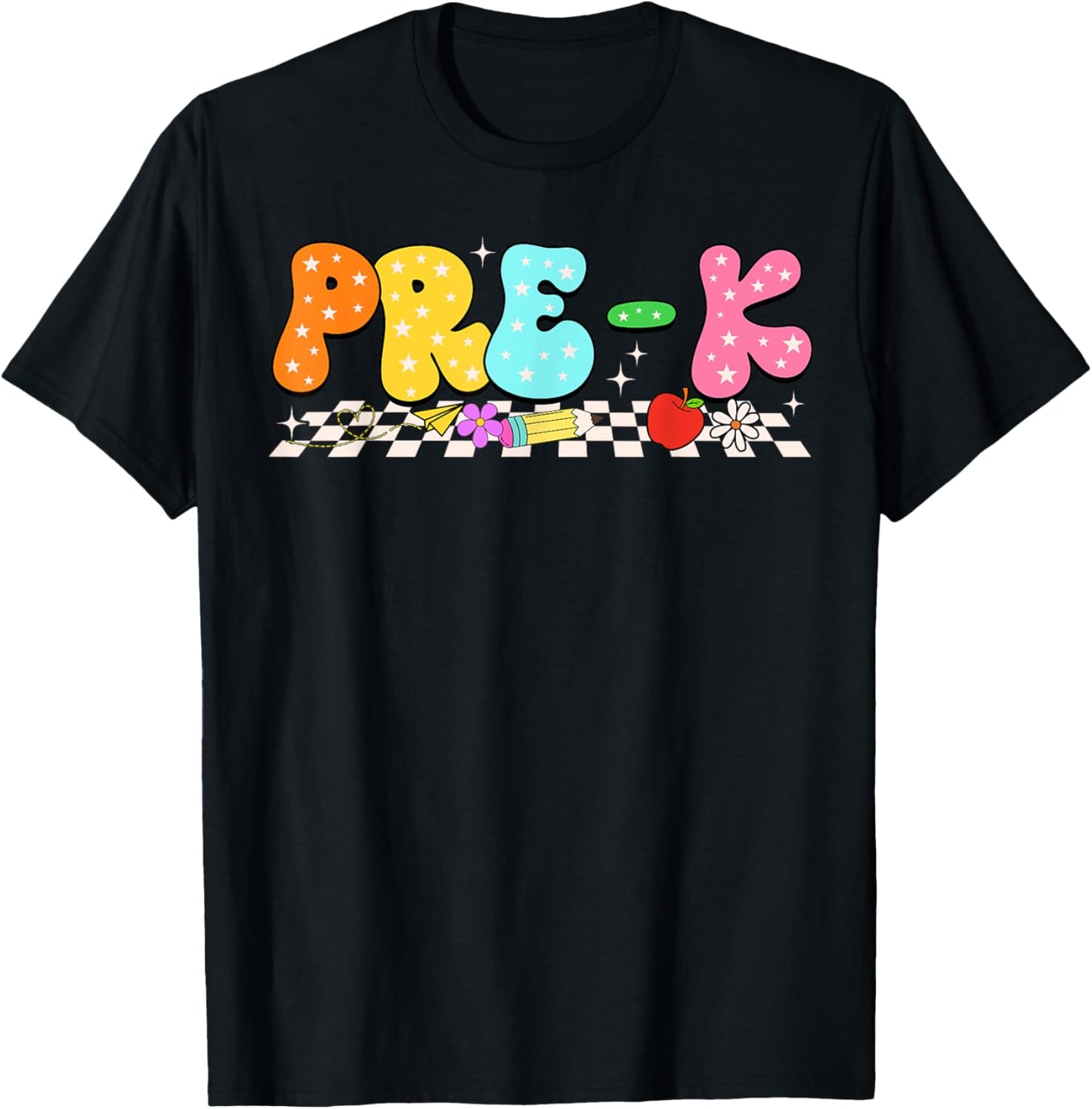 Groovy Pre-k Back To School First Day Of School Boy Girl Kid T-shirt by TeeBrew