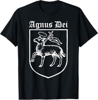 Agnus Dei Jesus Lamb of God Traditional Latin Mass Catholic T-Shirt
