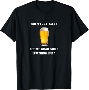 Funny Men and Women Fun Bar Beer Drinking T-Shirt