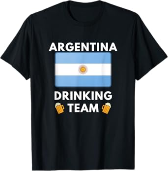 Argentine Drinking Team Funny Beer for Men Drinking T-Shirt