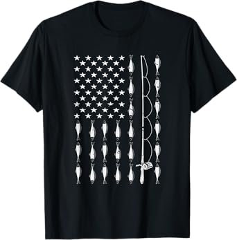 Patriotic Animal Lover Fishermen Gift Fish T-Shirt