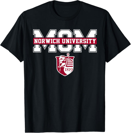 Norwich University Mom Vintage Arch Design Tee by TeeBrew