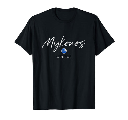 Mykonos Greece Island Trip Summer Sea Escape T-Shirt