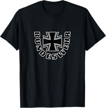 German Deutschland Original Bundeswehr Polizei Front T-Shirt