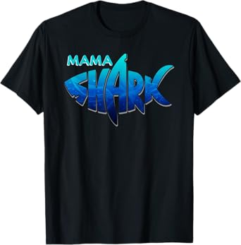 Mama Shark Shirt for Women Family Matching Mother's Day Gift T-Shirt