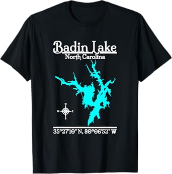 Badin lake - North Carolina T-Shirt
