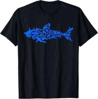 Shark Silhouette - Shark Fish - Sharks T-Shirt