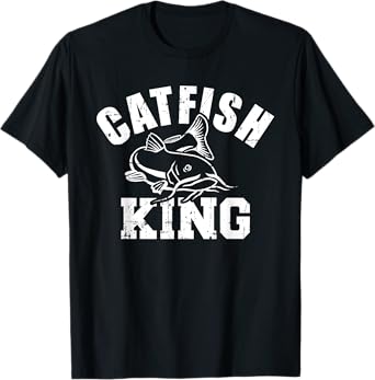 Catfish King Fishing T-Shirt