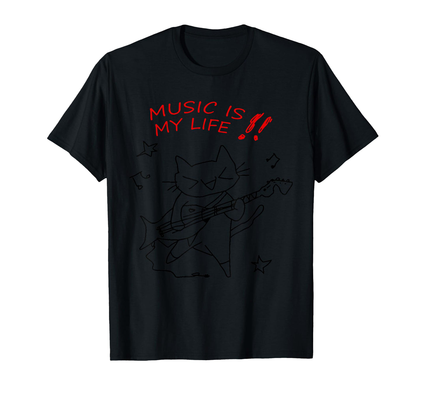 I'm Cat Music Is My Life Men Women T-Shirt
