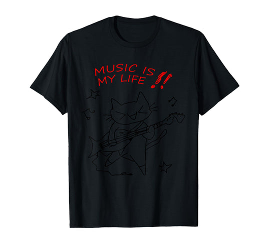 I'm Cat Music Is My Life Men Women T-Shirt