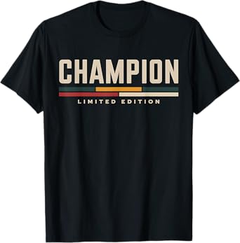 Champion Edition Sports Graphic Winner Champs T-Shirt