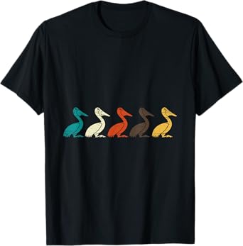 Pelican Water Bird Ornithology Tropical Pelican Gift Pelican T-Shirt