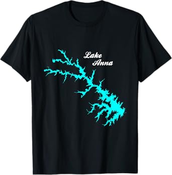 Minimalist Lake Anna, Virginia T-Shirt