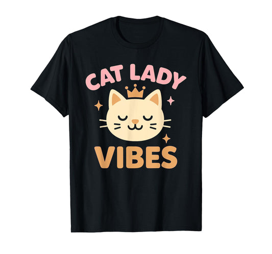 Future Crazy Cat Lady Cute Feline Obsession Quirky Cat Life T-Shirt