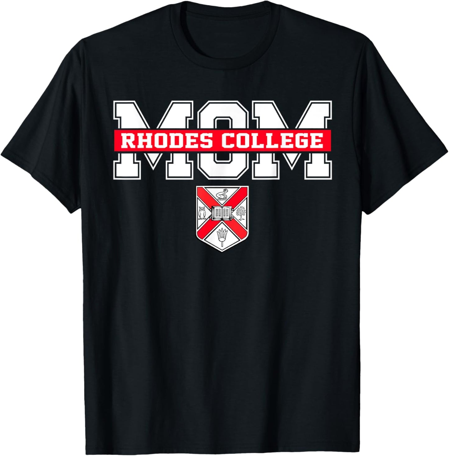 Rhodes College Mom Mother Arch Vintage Design Classic University Tee by TeeBrew