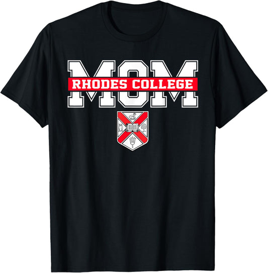 Rhodes College Mom Mother Arch Vintage Design Classic University Tee by TeeBrew