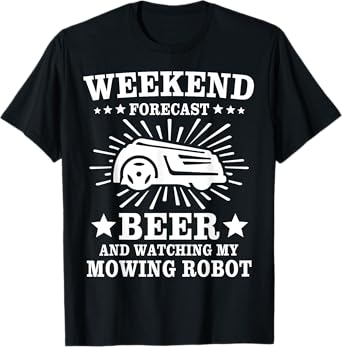 Mowing Robot Lawn Mower T-Shirt