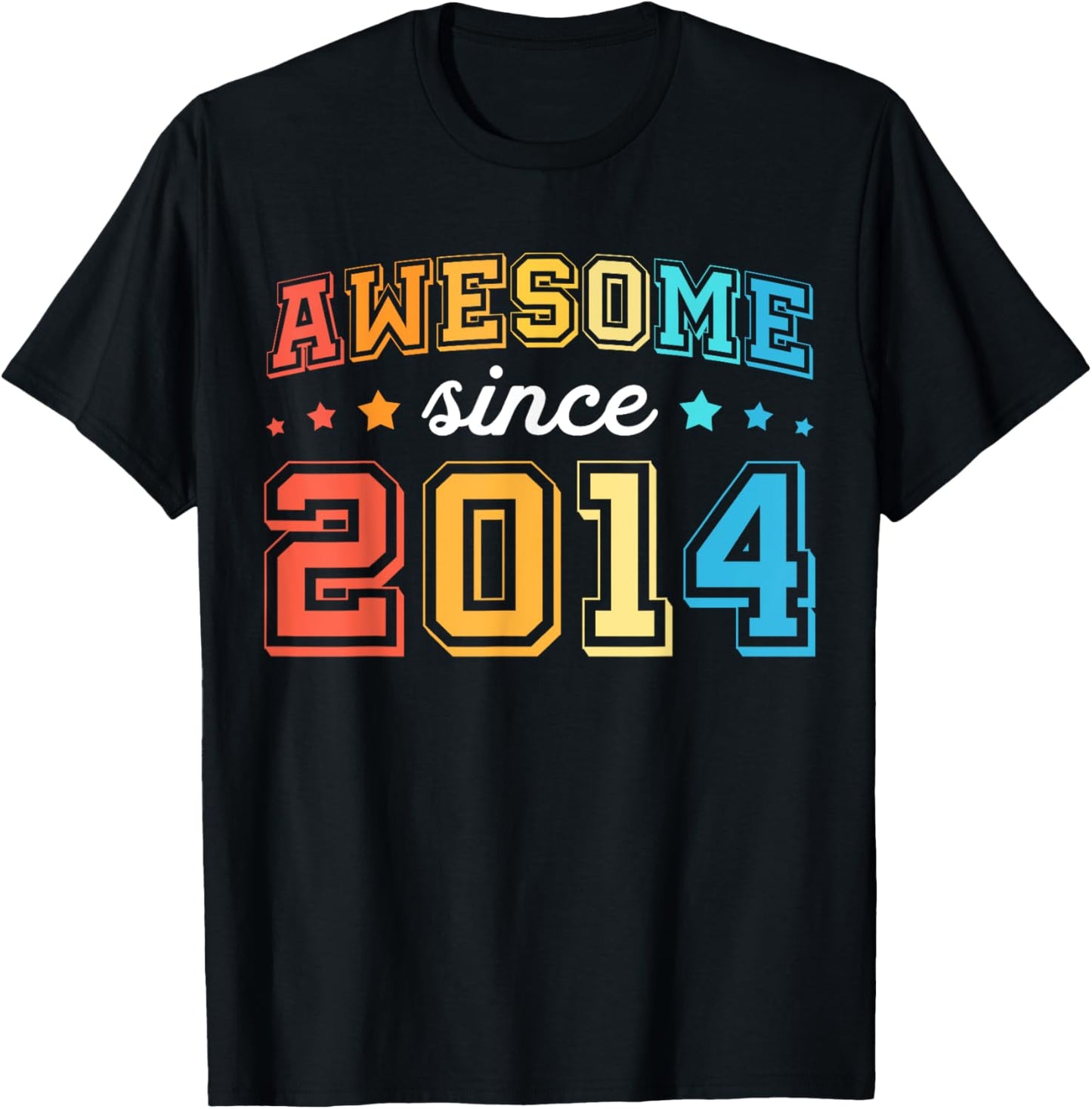 Awesome Since 2014 Retro 11th Birthday Boy 11 Birthday T-Shirt