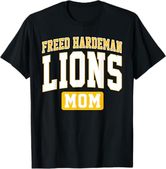 Freed-Hardeman University Lions Mom Arch Vintage Design T-Shirt