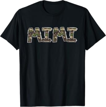Camouflage Hunter Grandma Mimi Hunting T-Shirt
