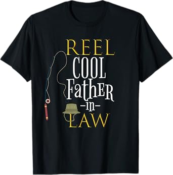 Reel Cool Father N Law Fishing Shirt Father In Law Day Gift T-Shirt