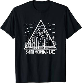 Smith Mountain Lake Camping Hiking Fishing T-Shirt