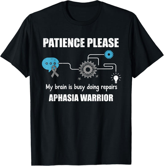 Aphasia Awareness Speech Language Most Common Brain Disorder T-Shirt