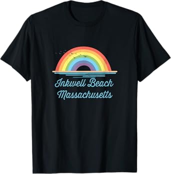 Inkwell Beach Massachusetts Souvenir Graphic T-Shirt for Men Women Kids
