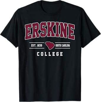 ERSKINE College Arch Vintage Design Men Women T-Shirt