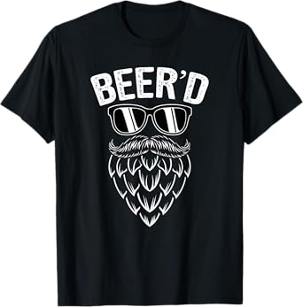 Beer'd Hop Beard Funny Craft Beer Lover Drinking Party Shirt T-Shirt