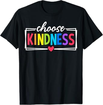 Choose Kindness Be Kind Inspirational Kids Boys Girls T-Shirt