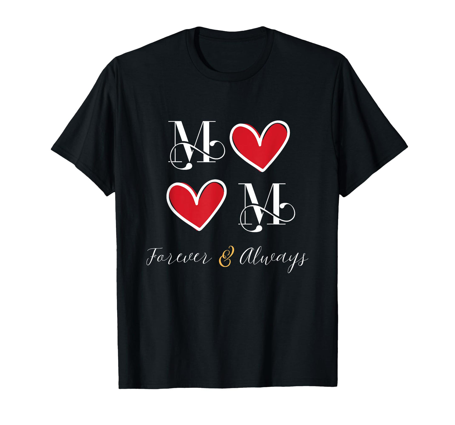 M & M Couples Initials, Wedding, Anniversary, Housewarming T-Shirt