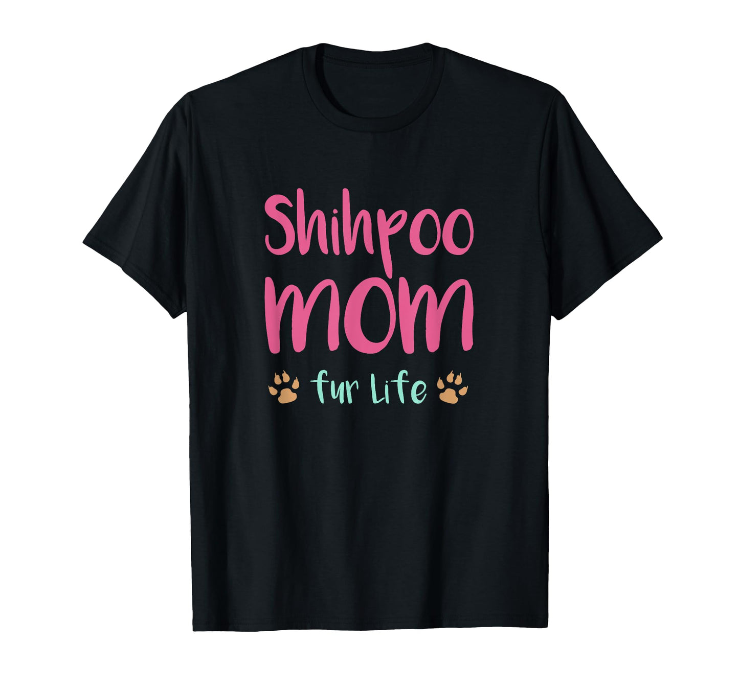 Shihpoo Mom Shih Tzu Poodle Mom T-Shirt