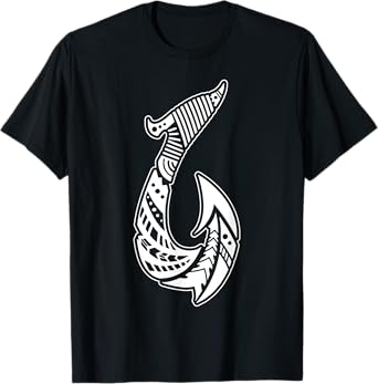 Tribal Hawaiian Fish Hook Pacific Islander Fishing Hawaii T-Shirt