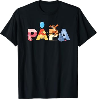 Disney Winnie the Pooh & Friends Papa Father's Day Birthday T-Shirt