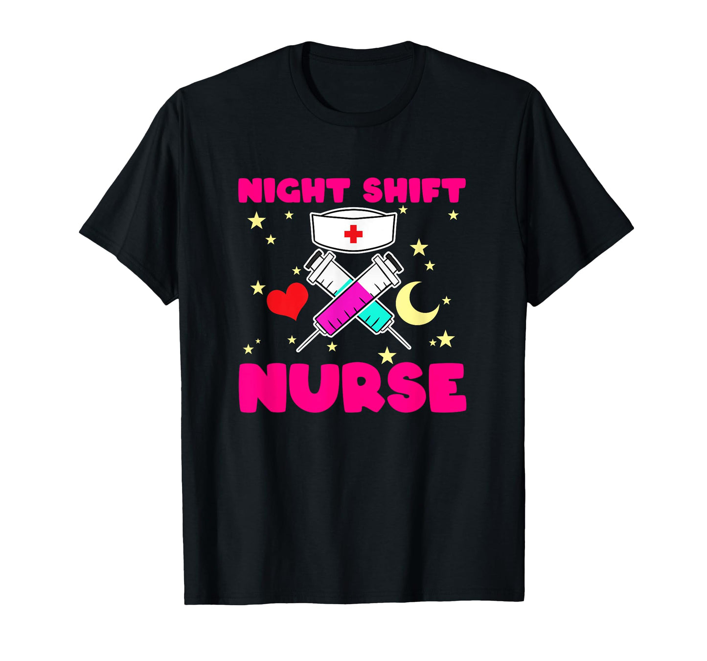 Nurse Hospital Helper Tool Lifesavers Nursing Night Shift T-Shirt