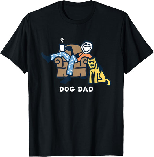 Funny Dog Dad, Father's Day Unisex for Men, Women T-Shirt
