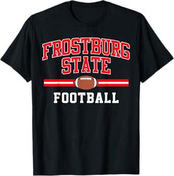 Frostburg State University Football Arch Vintage Design T-Shirt