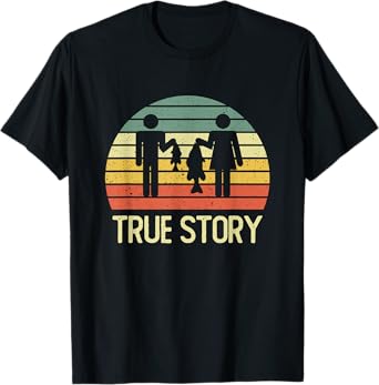 True Story Funny Fishing Couple Vintage Quote T-Shirt