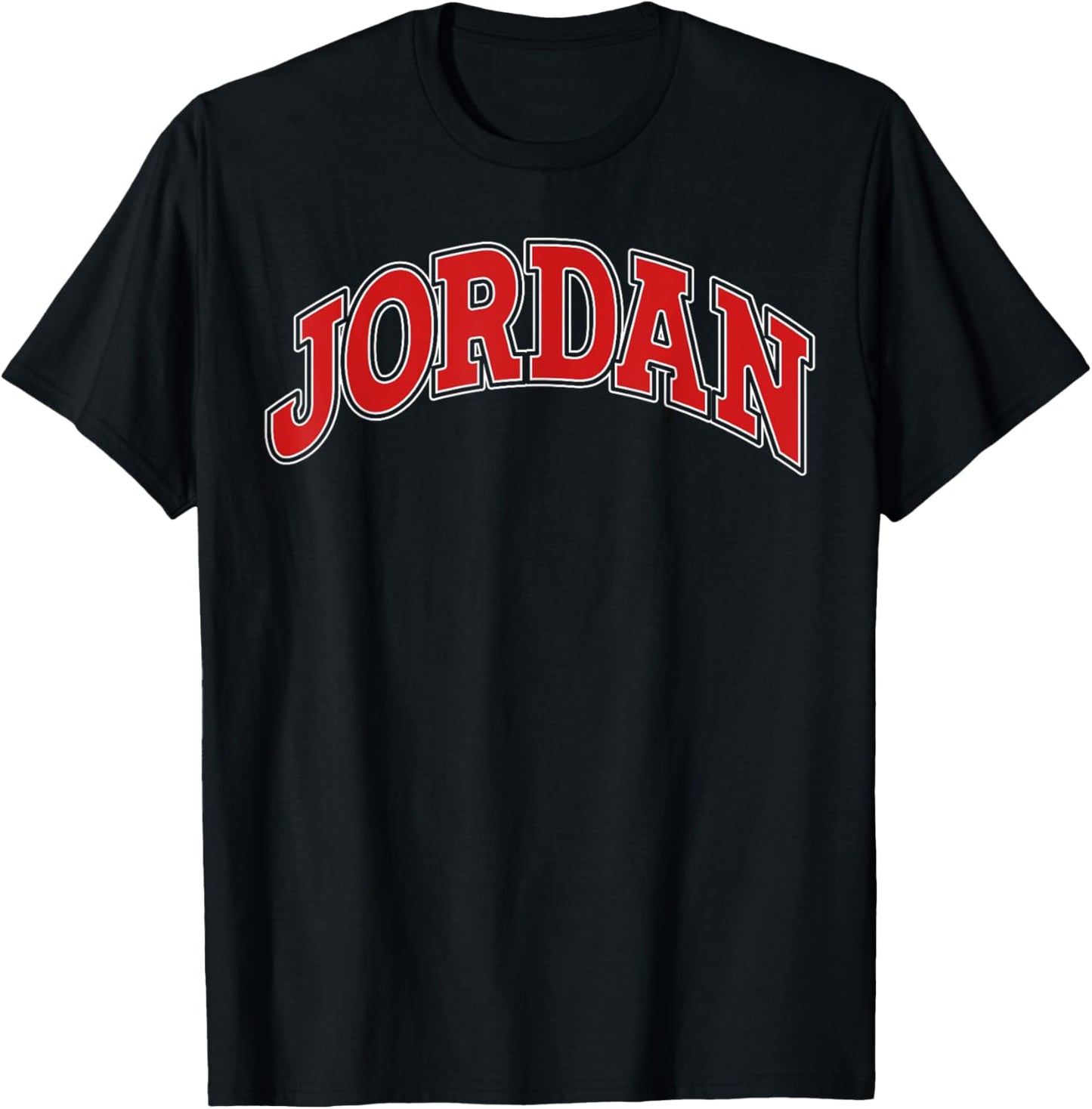 Jordan College Style Red Throwback Souvenir T-Shirt