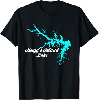 Minimalist Bugg's Island Lake - Virginia T-Shirt