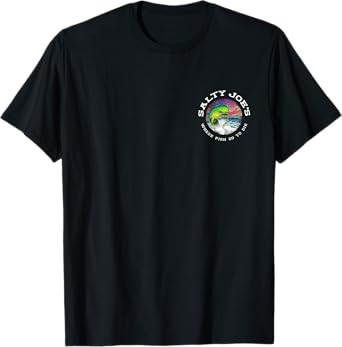 Salty Joe's Fishing Mahi Logo Graphic T-Shirt